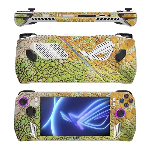MightySkins Carbon Fiber Skin Compatible with Asus ROG Ally - Iguana Skin | Protective, Durable Textured Carbon Fiber Finish | Easy to Apply