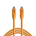 TetherPro USB-C to USB-C, 5Gbps Gen 1, 10' (3m), High-Visibility Orange