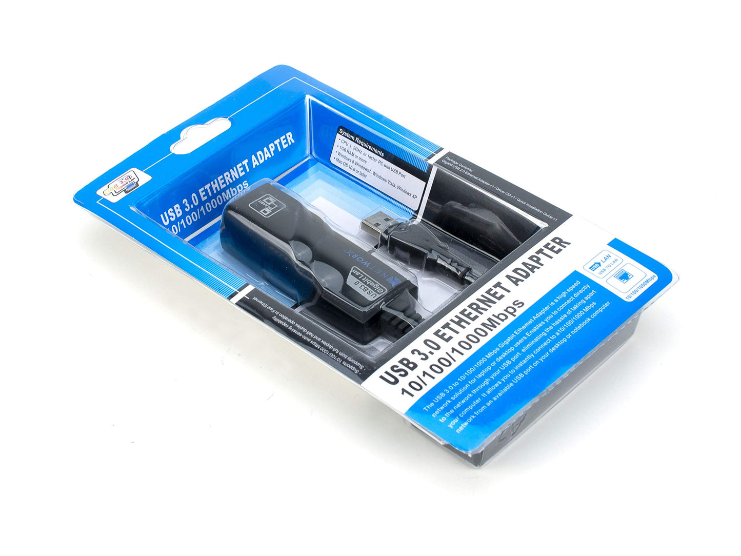 Networx USB 3.2 Type A to Gigabit Ethernet Network Adapter