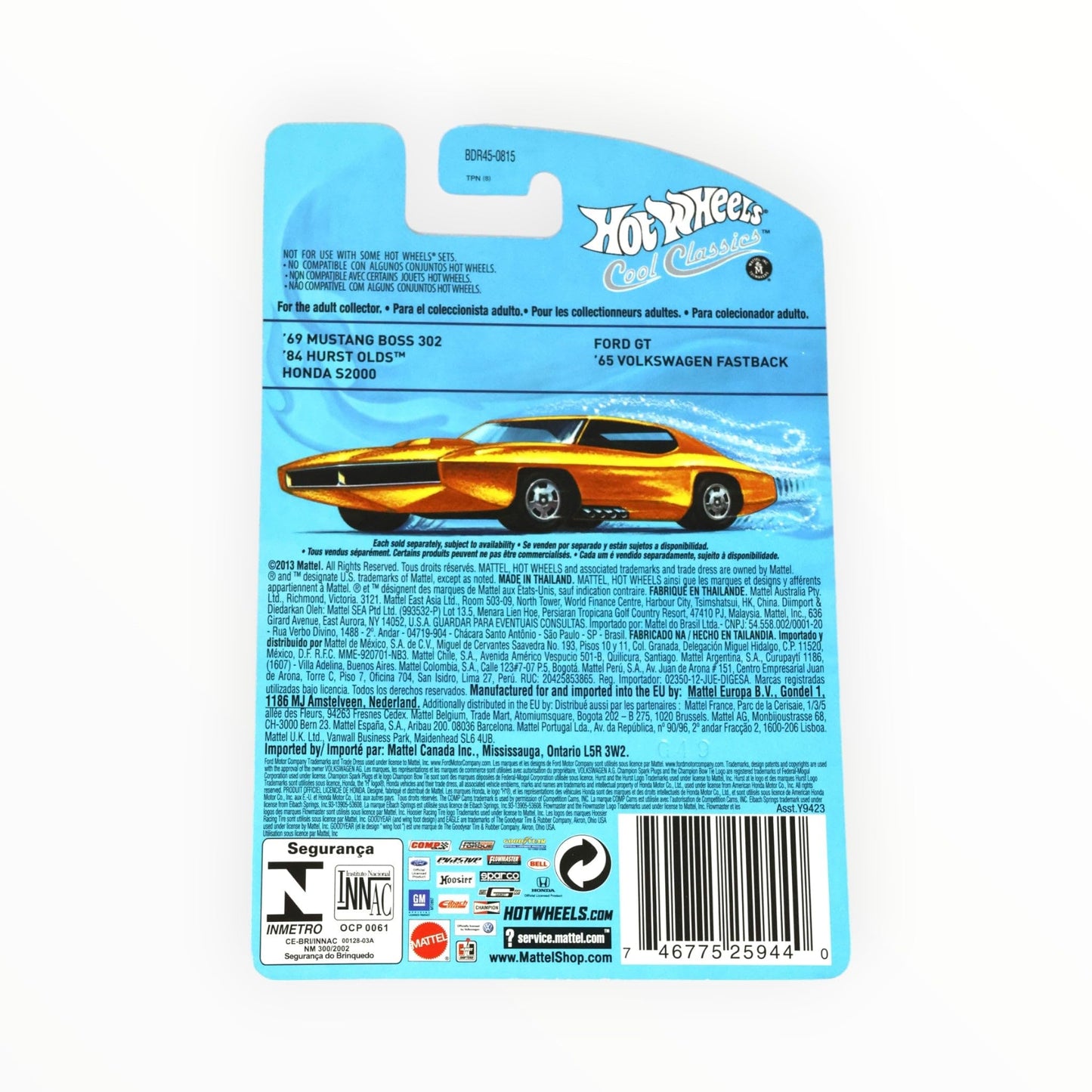 Hot Wheels Ford GT, Cool Classics 24/30
