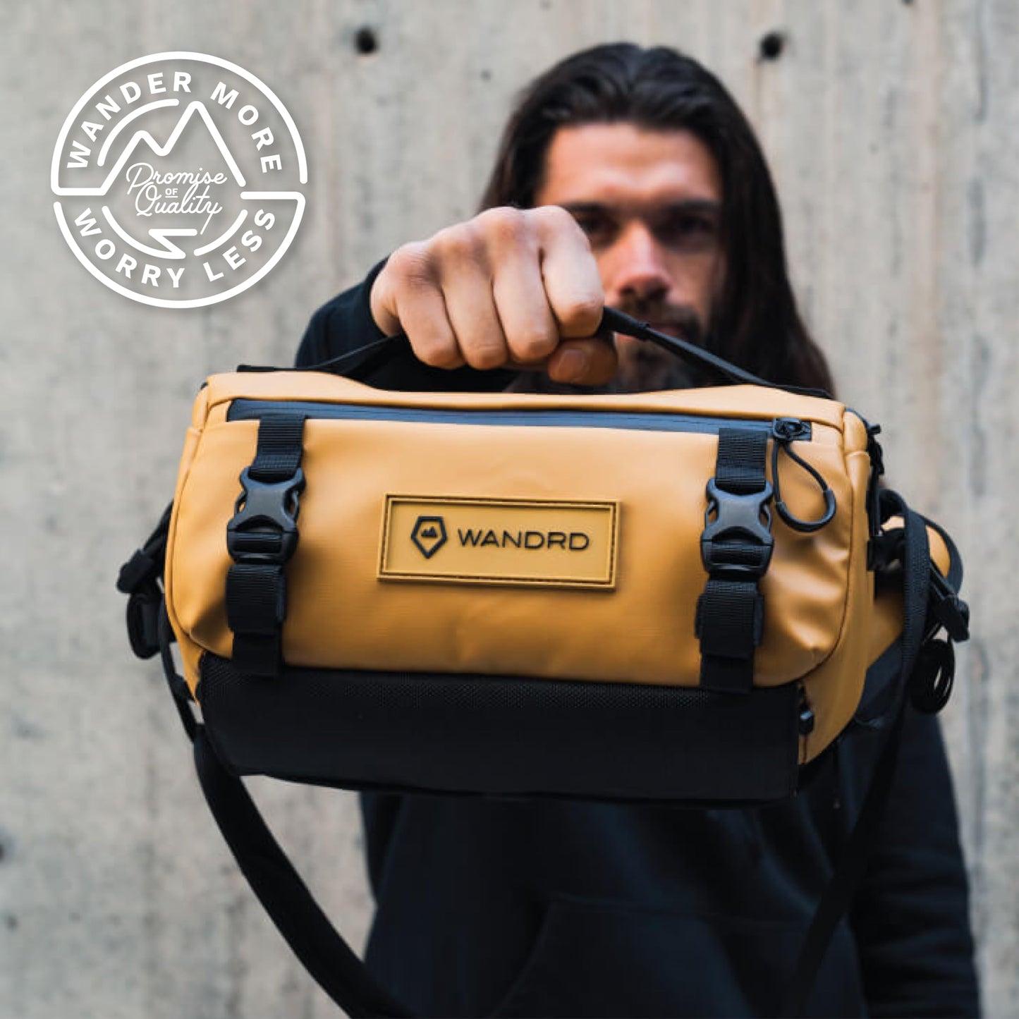 WANDRD ROGUE V1 6L Sling: Compact Camera Sling and Crossbody Bag with Fast Access, 3-Way Carry- Lightweight Everyday Bag Great for Travel