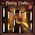 VEUIEIZT Halloween Decorations,Floating Candles with Magic Wand Remote Control-Battery Operated Flickering Flameless Candles for Halloween Decor