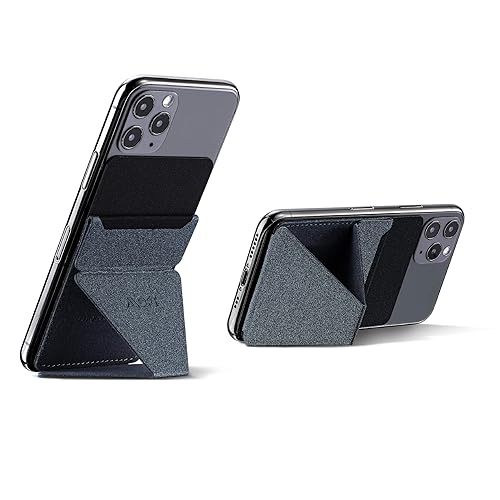 MOFT Adhesive Card Holder for Android, iPhone and Most Smartphones, 2 Viewing Angles, Slim Phone Stand (Starry Grey)