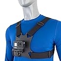 STUNTMAN High Stability Chest Mount with J Hook for Action Cameras - Fits GoPro, DJI Osmo (Action 5 Pro, 4, 3, 2), Insta360 (Ace Pro, Ace, ONE RS, ONE