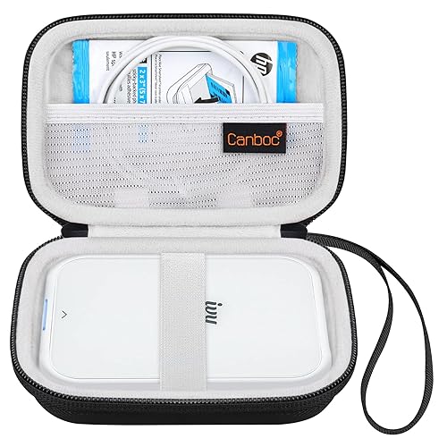 Canboc Hard Case for New Canon Ivy 2/ Canon Ivy/Canon Ivy CLIQ+ CLIQ 2 CLIQ+2 Photo Printer Mobile Wireless Bluetooth Instant Camera Printer, Mesh Bag