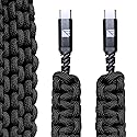 Dark Energy USB-C to USB-C Cable - 3ft Fast Charging Type C Charger, Durable Braided Cable for Phones, Tablets, Laptops, and More- Universal USB