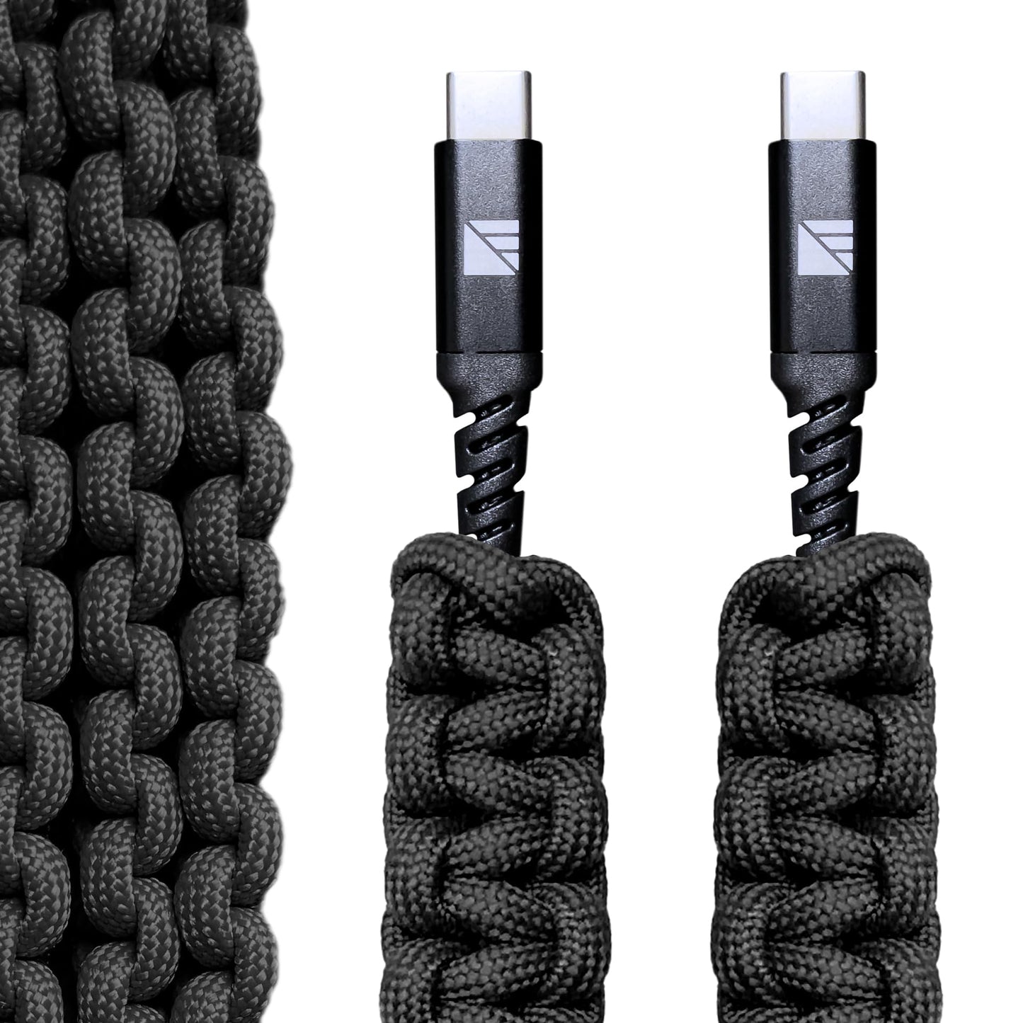 Dark Energy USB-C to USB-C Cable - 3ft Fast Charging Type C Charger, Durable Braided Cable for Phones, Tablets, Laptops, and More- Universal USB