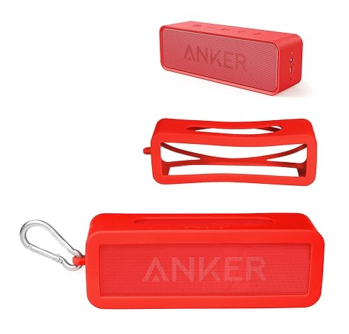 Silicone Cover Skin for Anker Soundcore and Soundcore Motion B, by Alltravel, Full 6 Directions Protection from Shock, Shake and Scratch, Customized