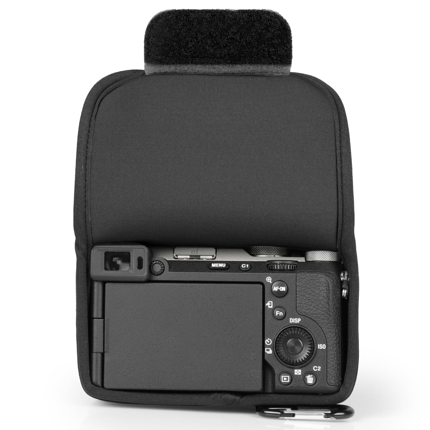 MegaGear Neoprene Camera Case for Sony Alpha a7C Mark II (28-60mm) - Stylish and Protective Digital Photography Bag - Black