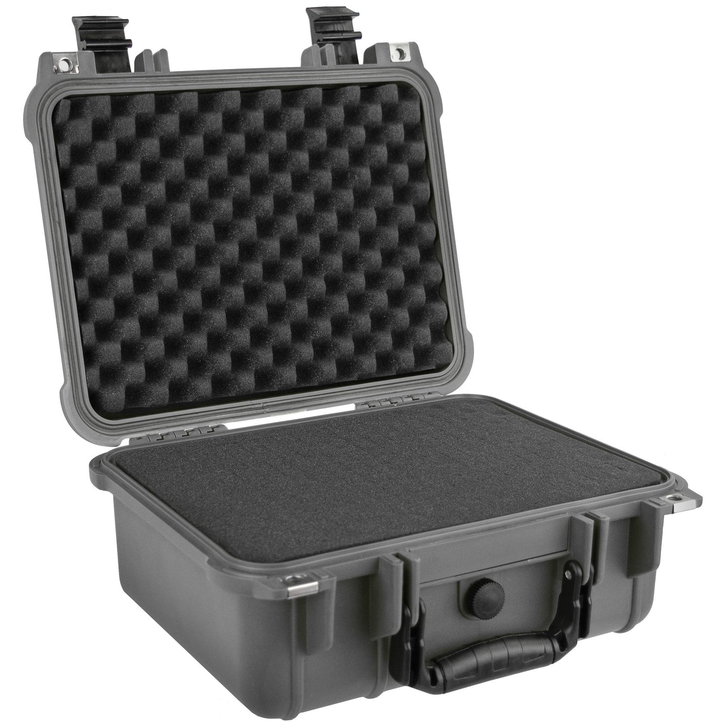 Eylar Protective Gear and Camera Hard Case Water & Shock Proof with Foam 13.37 inch 11.62 inch 6 inch Gray