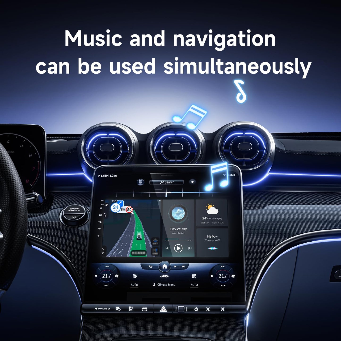 Upgrade Wireless CarPlay Adapter - Converts Wired to Wireless for iPhone, Compatible with iOS 10+ and Cars from 2016, Plug & Play, Stable Control