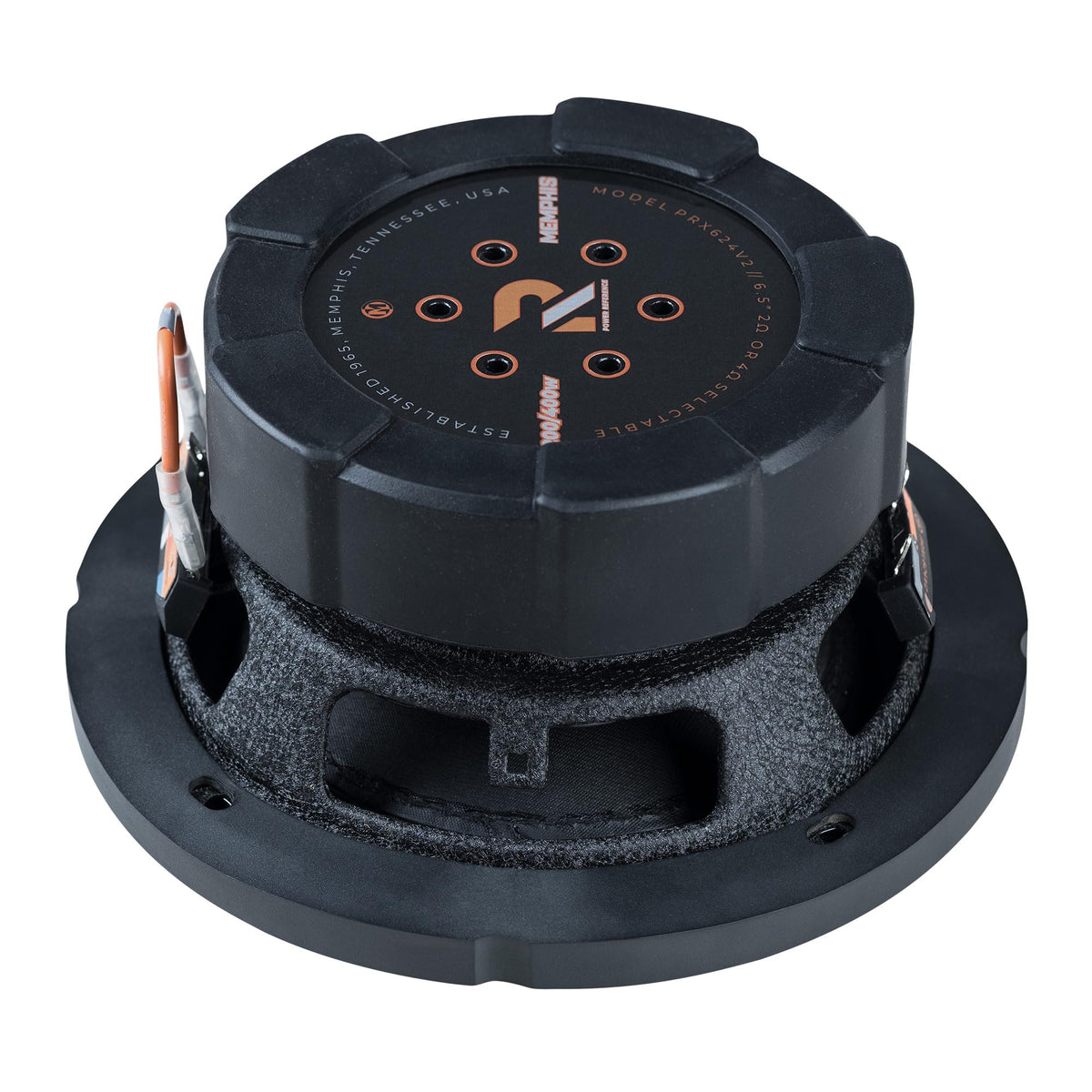 Memphis Audio PRX624 Power Reference Series 6-1/2" Selectable 4 or 2 Ohm Component Subwoofer