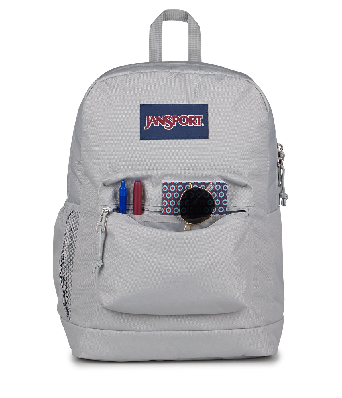 JanSport 26L Cross Town Plus Backpack, Grounded Grey