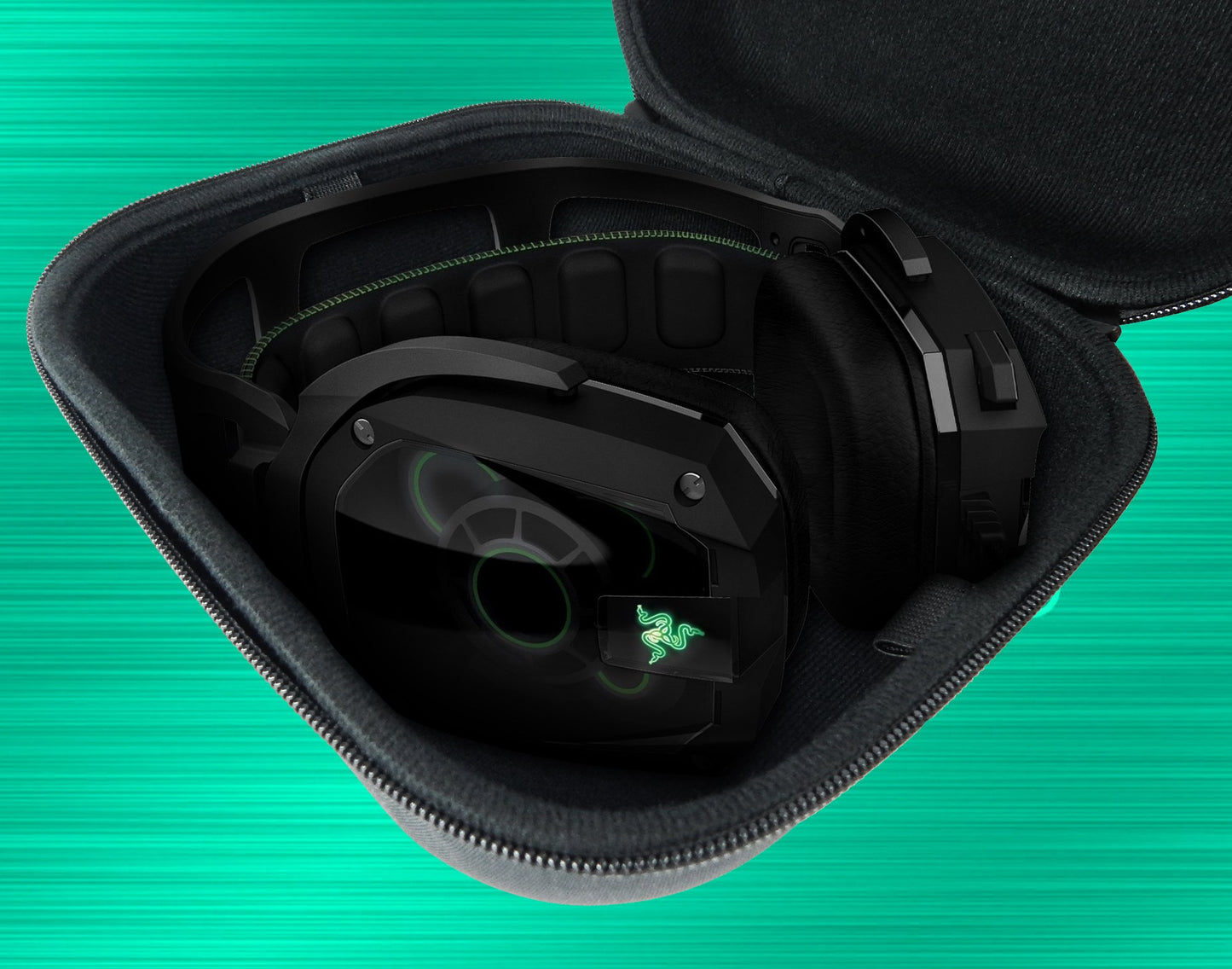 CASEMATIX Gaming Headphone Case Compatible with Razer Kraken X, Chroma, Man O War, Tiamat and More - Case Only