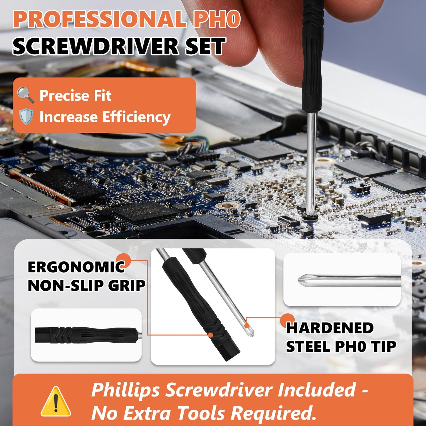 Kalote 522PCS Computer Screw Kit, Carbon Steel Rust-Resistant Laptop PC Screws Assortment Set with M.2 SSD Screws, Motherboard Standoffs, HDD Case Fan