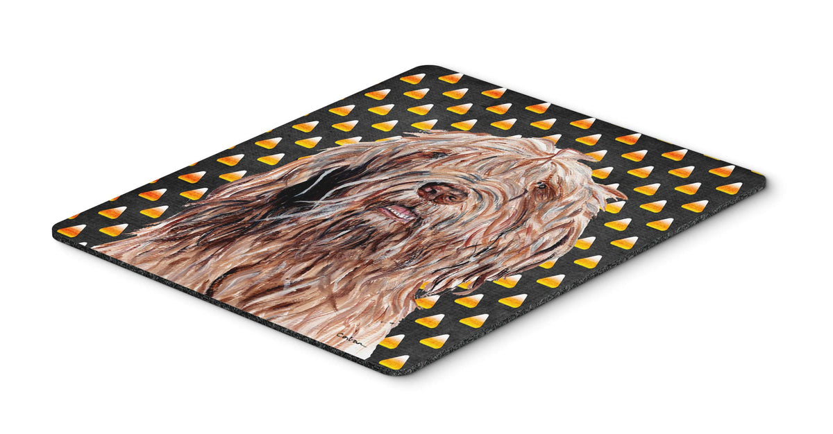 Caroline's Treasures SC9661MP "Otterhound Candy Corn Halloween Mouse Pad, Hot Pad or Trivet" for Home Office Gaming Working Computers Laptop Mouse