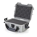 NANUK 903 Small Waterproof Hard Case with Foam Insert 9.1" x 6.8" x 3.8"- Silver