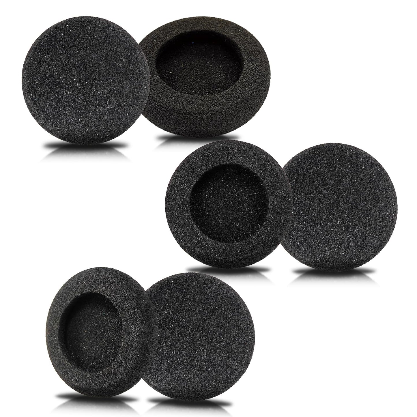 Ear Cushions Replacement for Plantronics Headset, Foam Ear Pads for Plantronics HW251N HW261N HW510 HW520 Blackwire 3210 3220 3320 C320 C3225 Jabra