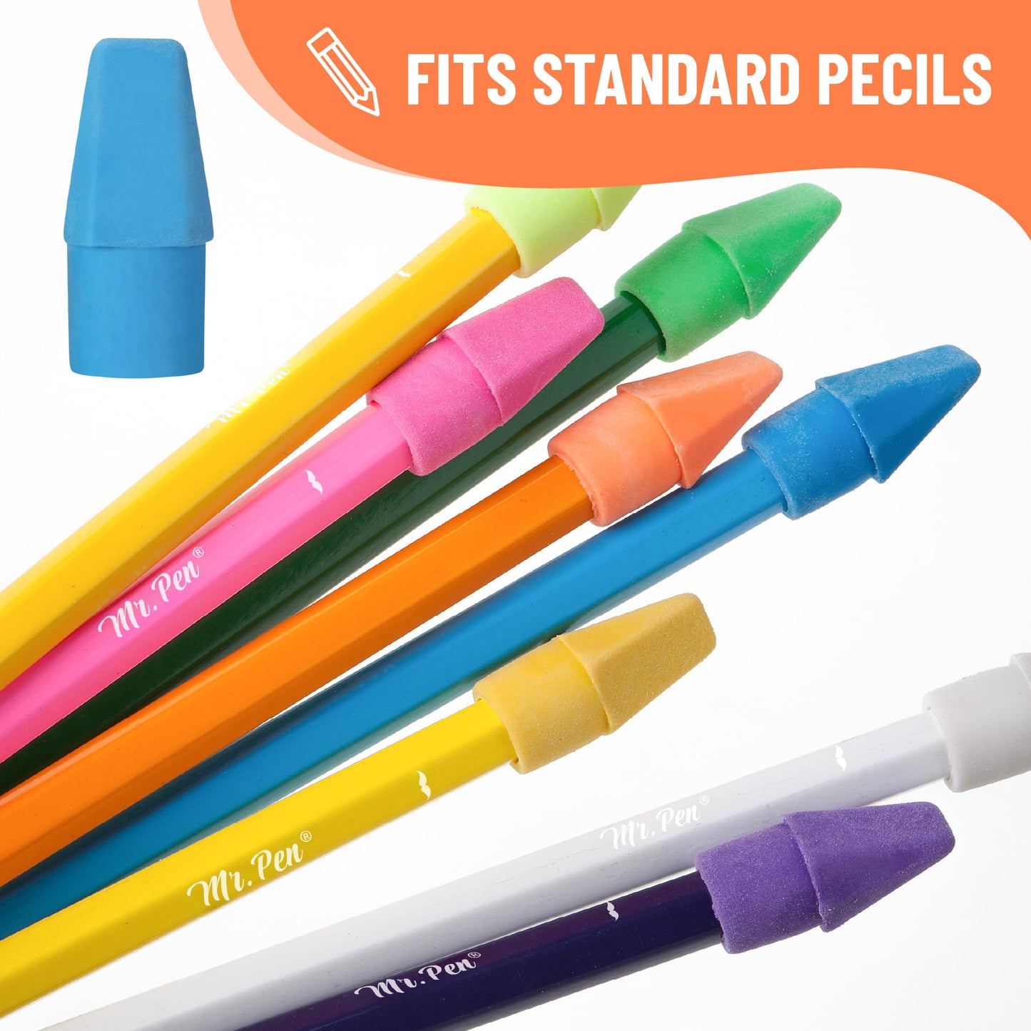 Mr. Pen- School Eraser Combination Set, 60 Pack, Assorted Colors