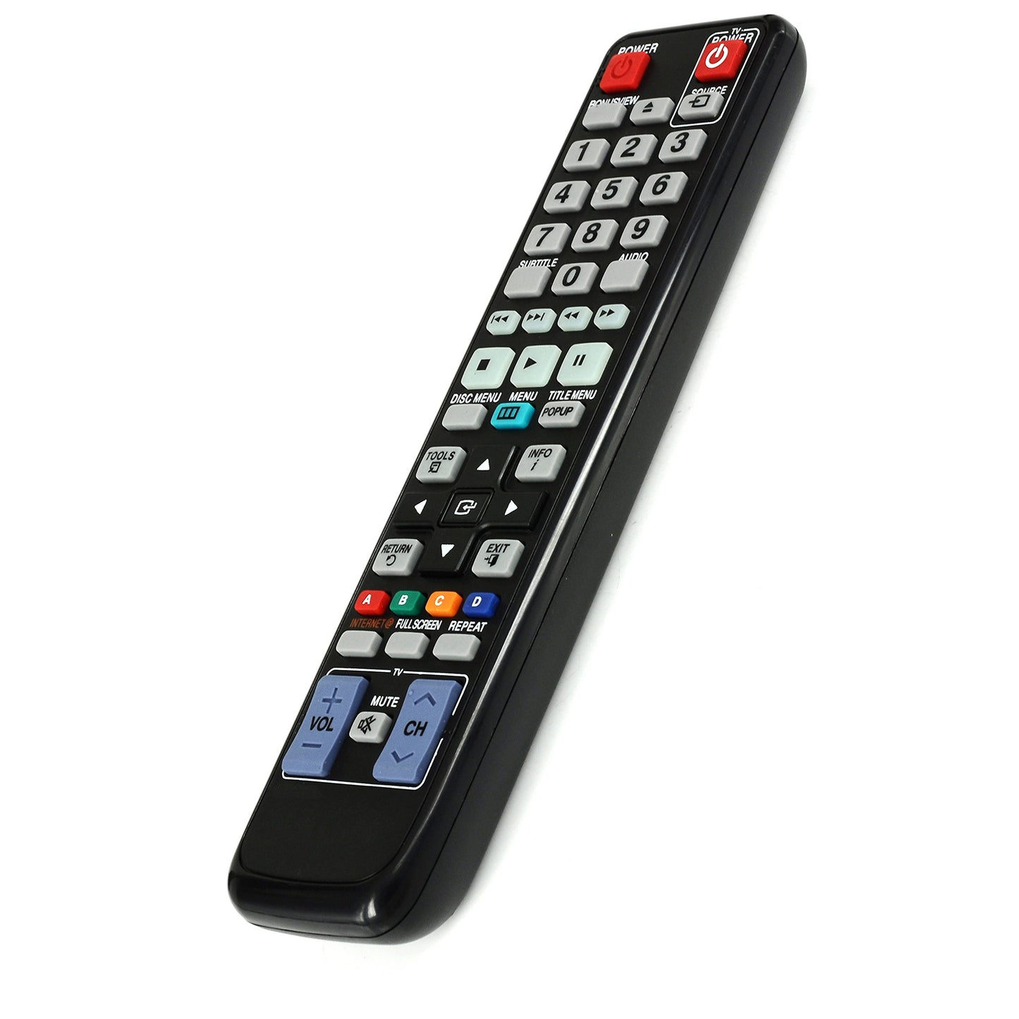 Universal Remote for Samsung Blu-Ray DVD Player BD-C5500 BD-C6500 BDC6500 BD-C6900 BDC6900 BD-C7500 BDC7500 BD-C5900 BD-C5900/XAA BD-C7900 BD-C6800