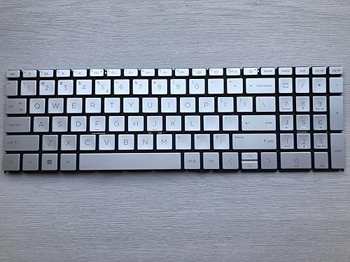 Original New for HP Pavilion 15T-EG 15T-EG200 15T-EG100 15t-eg000 15.6" US Laptop Keyboard Backlit Silver