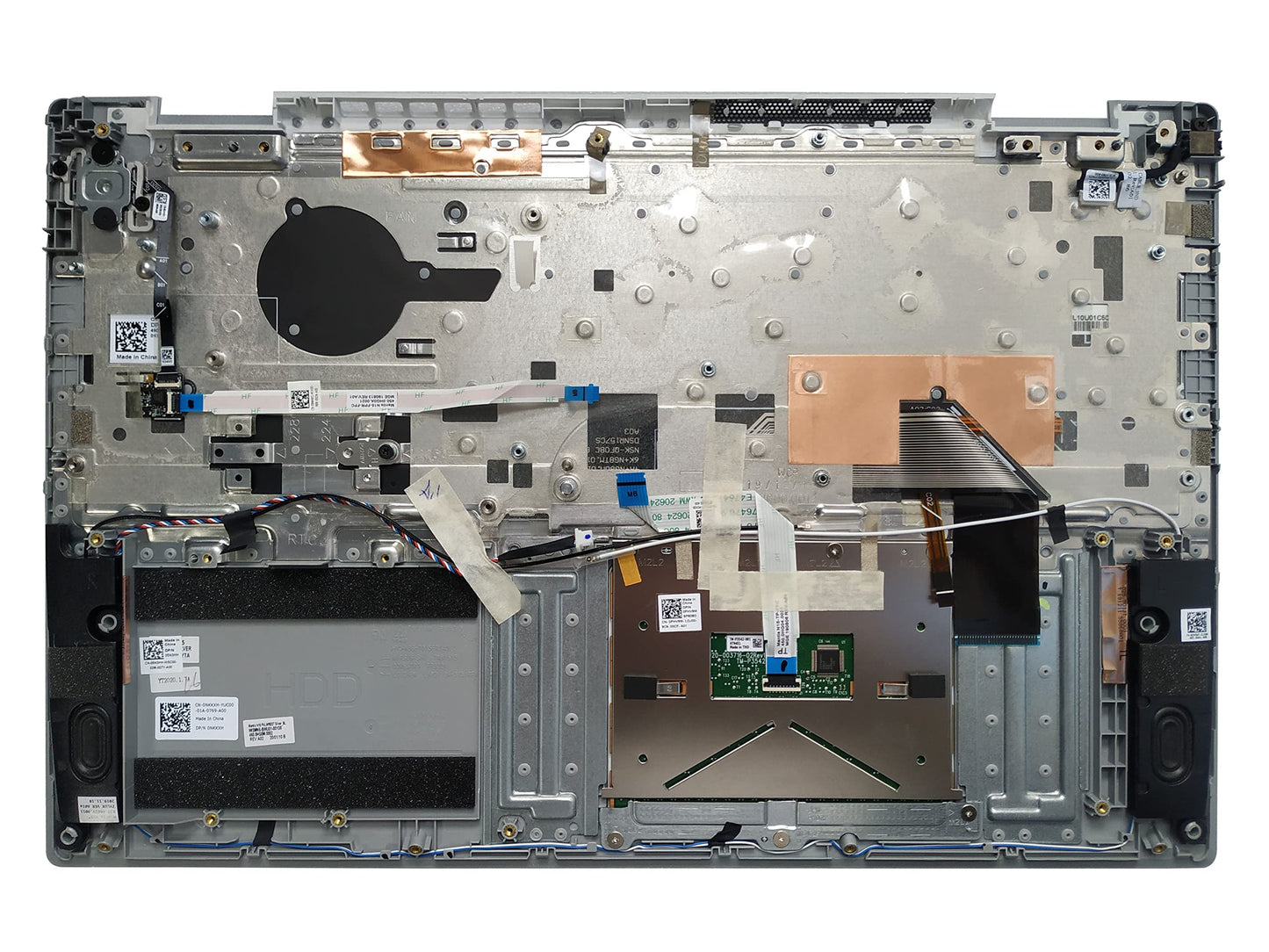 UK Keyboard with Palmrest Cover Compatible for Dell Inspiron 15-5584 5590 5591 5593 5594 5598 Backlit