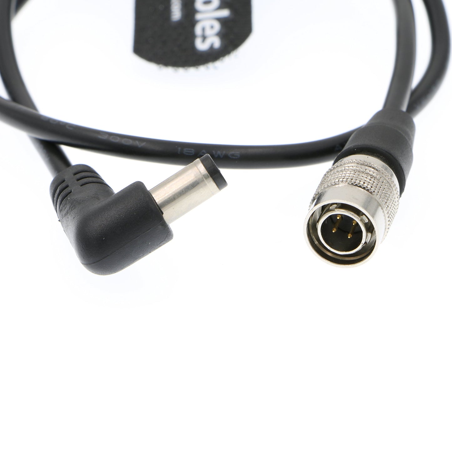 Alvin's Cables DC to Hirose 4 Pin Male Power Cable for Sound Devices 633| 644| 688 Zoom F8 Blackmagic Cinema Camera 4K 45CM|18inches
