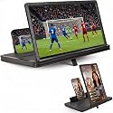 3D HD Phone Screen Magnifier with Stand - Foldable Amplifier for Movies & TikTok 3D Amplifier, Vertical & Horizontal Switch for Movies, Gaming & Live