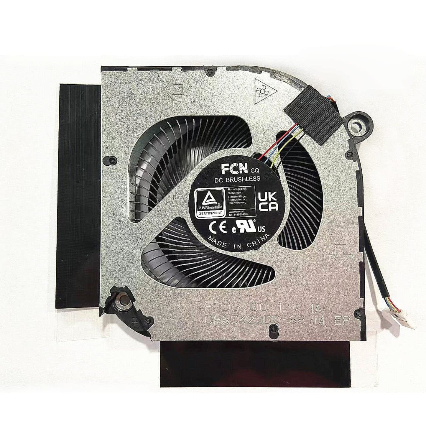 Fleshy Leaf New CPU+GPU Cooling Fan Replacement for Acer Nitro 5 AN515-58 AN517-55 AN515-46 N22C1 PH317-55 PH315-55 PH317-56 12V DFSCK22D05883M FPDG
