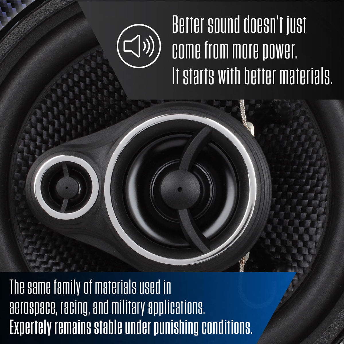 Jensen APEX JS40K 4" 3-Way Aramid Fiber Car Speakers Pair 150W Peak 35W RMS