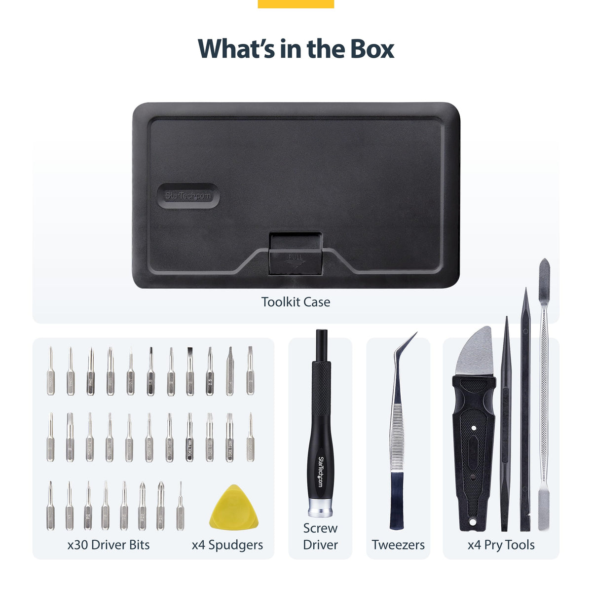 StarTech 40-Piece Computer Repair Toolkit for Laptop, PC (LAPTOP-TOOL-KIT)