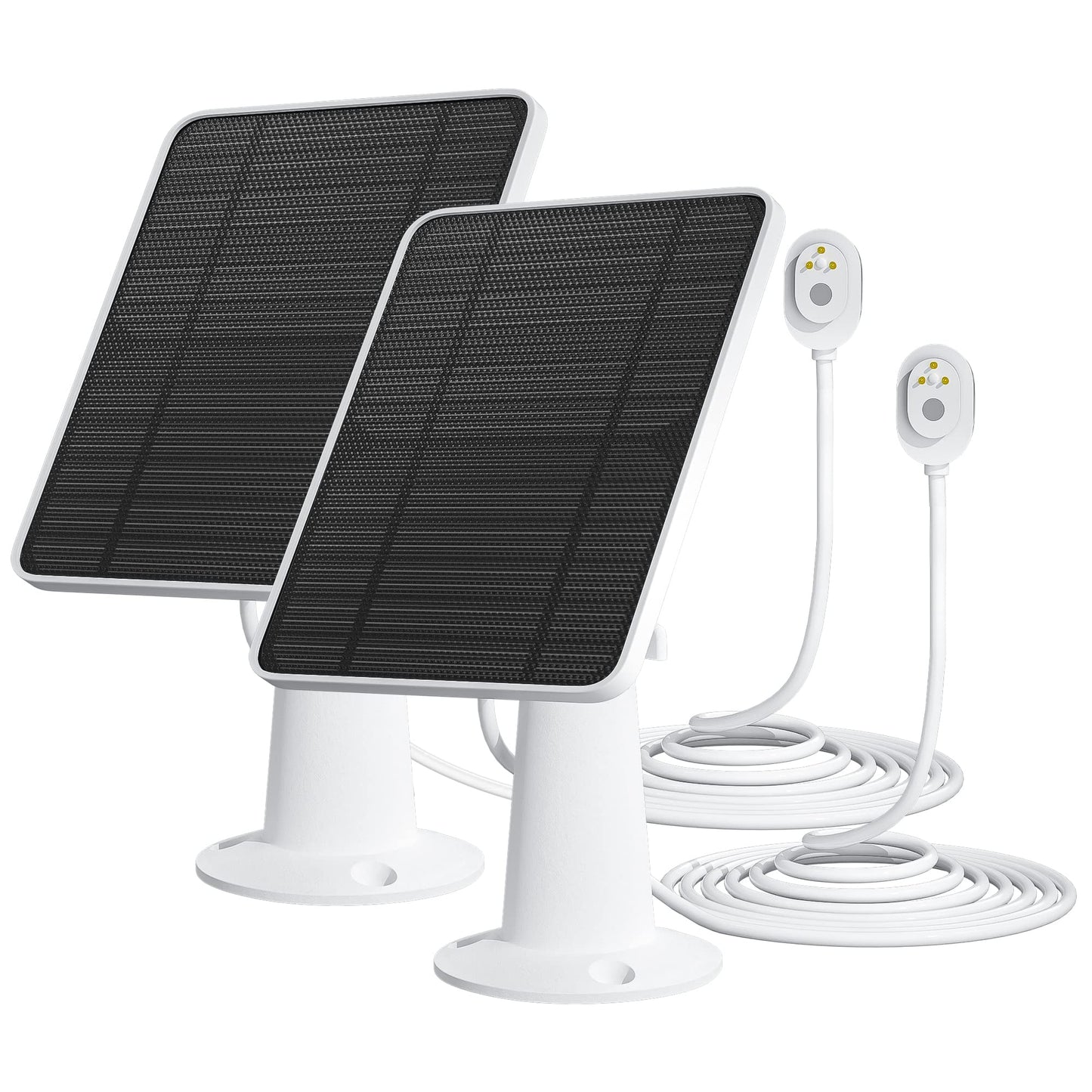 Solar Panel Charger Compatible with Arlo Pro 5S/Pro 4/Pro 3/Pro 3 Floodlight/Ultra/Ultra 2 Camera, 6V 4.5W Solar Panels Charging IP65 Weatherproof w