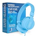 Puro Sound Labs Kids Wired Headphones - Volume-Limiting & Adjustable, Safer & Comfortable Headphones for Kids - Compatible with PCs, Smartphones