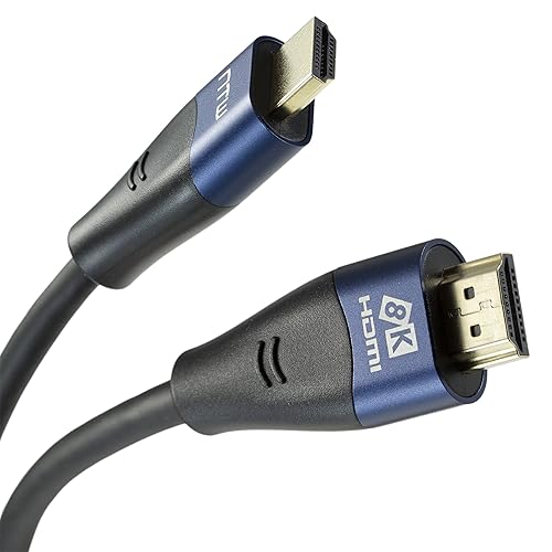 NTW 8K HDMI Cable 6FT - Ultra High Speed 48Gbps, HDMI 2.1, 8K@60Hz, 4K@120Hz, HDR10, eARC, for TV, Xbox, PS5, Roku, Apple TV