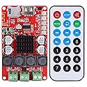 Audio Power Bluetooth Amplifier Board 50W+50W DC 8-26V Portable Stereo Audio Receiver Amplifier TF Card Decoder with Remote Control WAV MP3 WMA