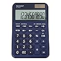 Sharp EL-M335 10-Digit Extra Large Desktop Calculator with Currency Conversion Functions, Tax, Percent and Backspace Keys, and a Large Angled LCD
