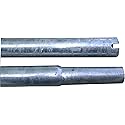 ((2)) 160505GHS ROHN 1-1/4" x 5' Steel x 16 Gauge Antenna Mast Pipes