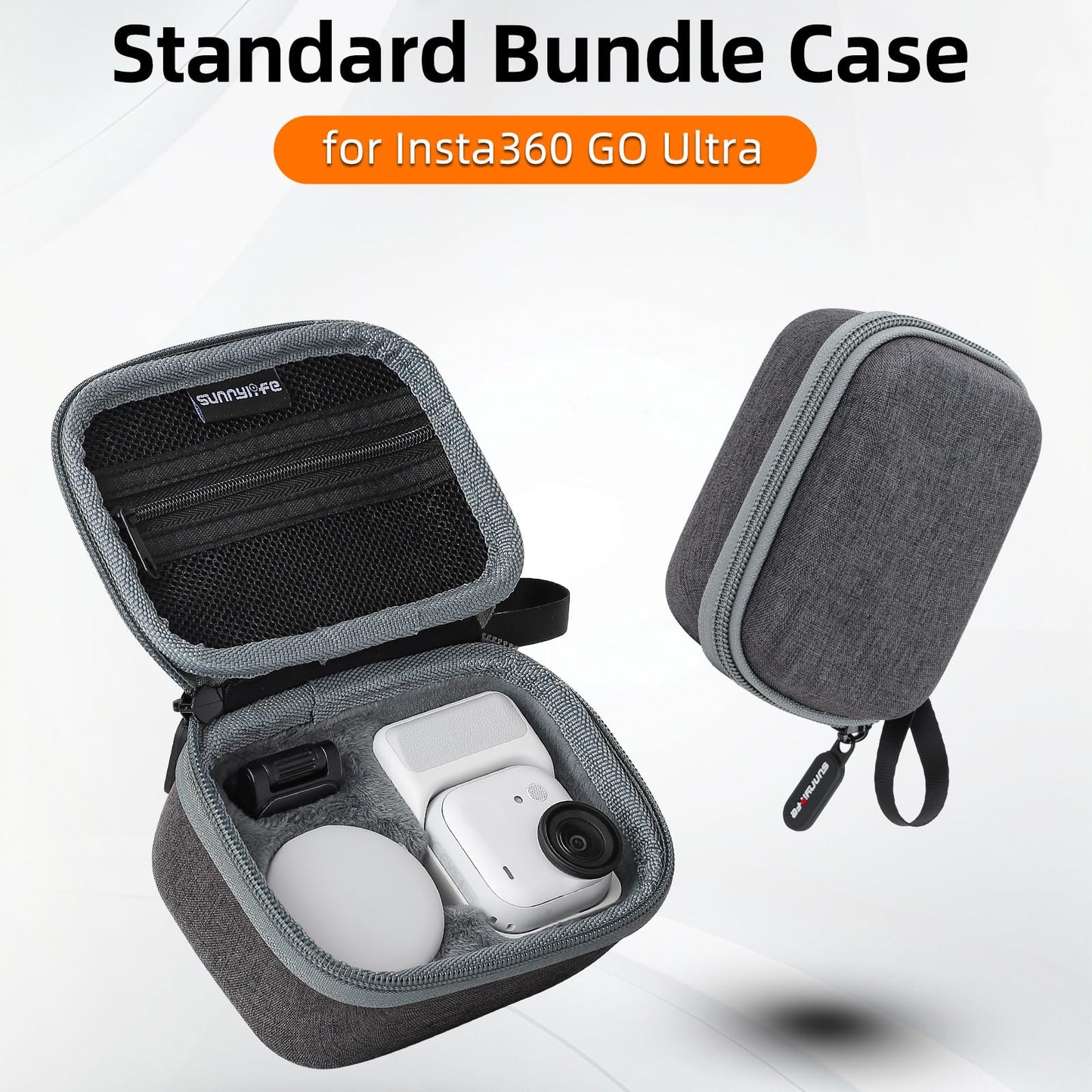 FSIDIWT Mini Carrying Case for Insta360 GO Ultra Accessories, Hard Shell Storage Bag Portable Travel Case for Insta360 GO Ultra Camera