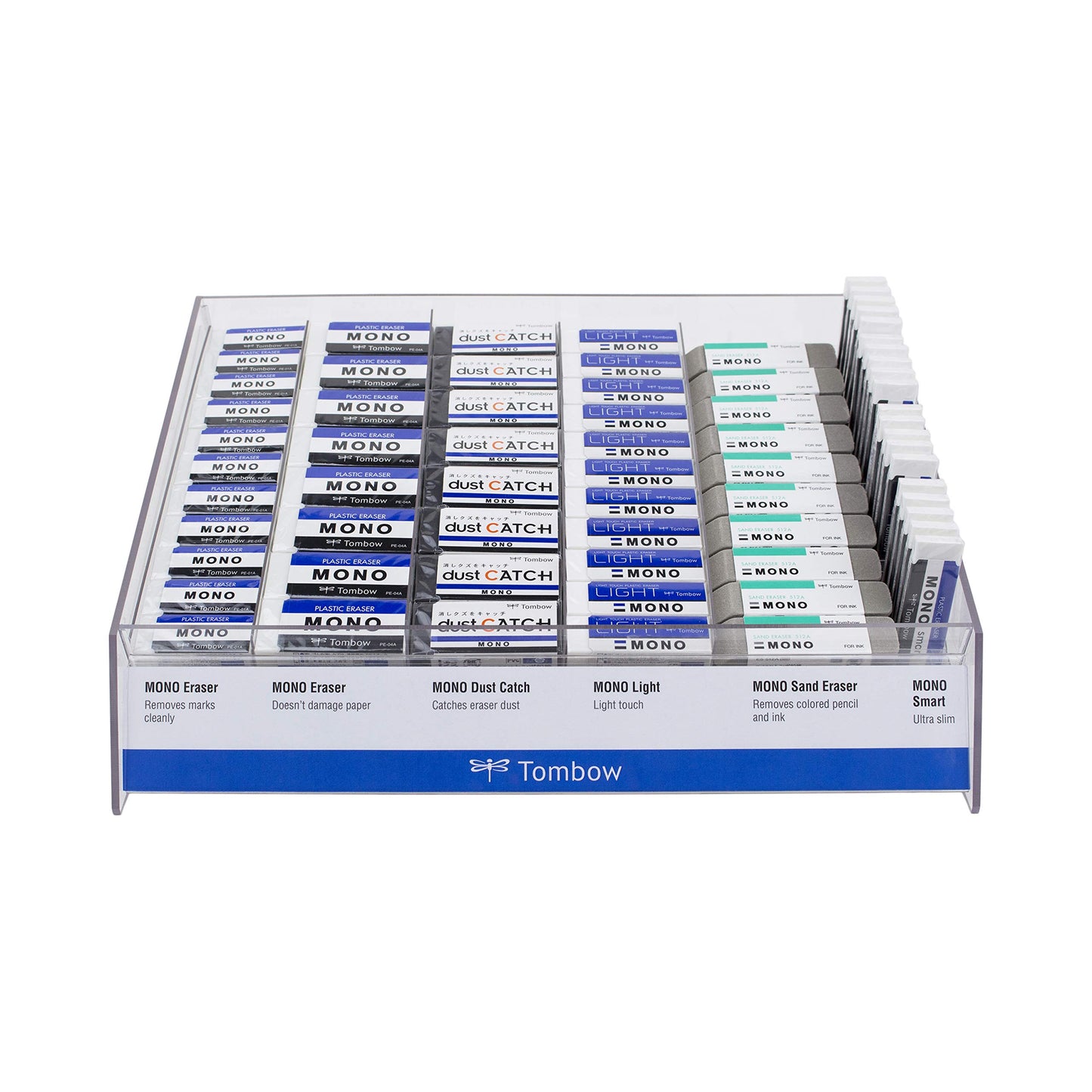 Tombow Mono Display Eraser, 190 Piece, White