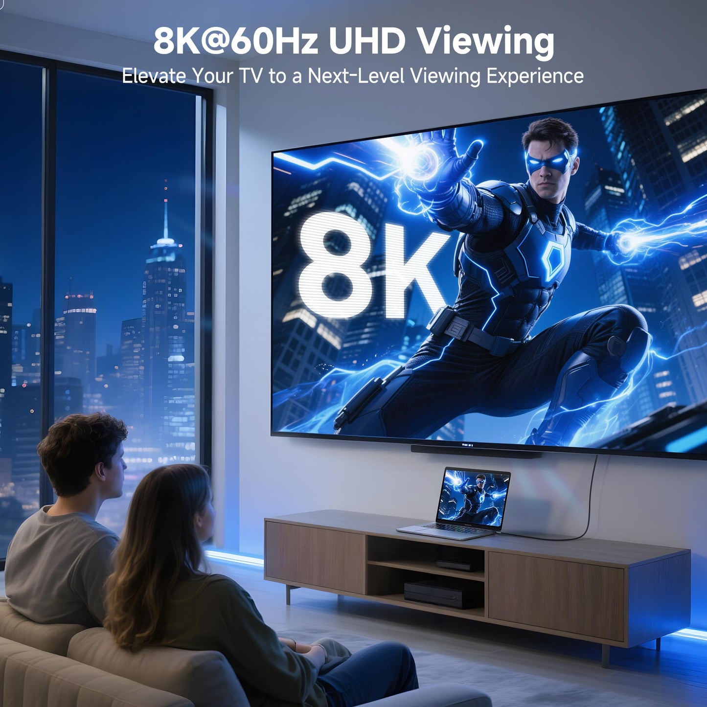 Cable Matters Combo-Pack 8K Flat Right Angle HDMI 2.1 Adapter with HDR, Supports 8K@60Hz / 4K@240Hz, 270 Degree and 90 Degree HDMI Adapter, Black