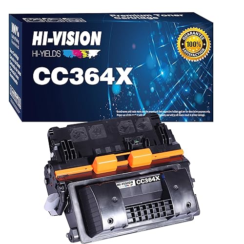 HI-VISION HI-YIELDS Compatible 64X CC364X Toner Cartridge 364X for P4015n P4015tn P4015x P4515n P4515tn P4515x P4515fn Printer, (1-Pack, Black)