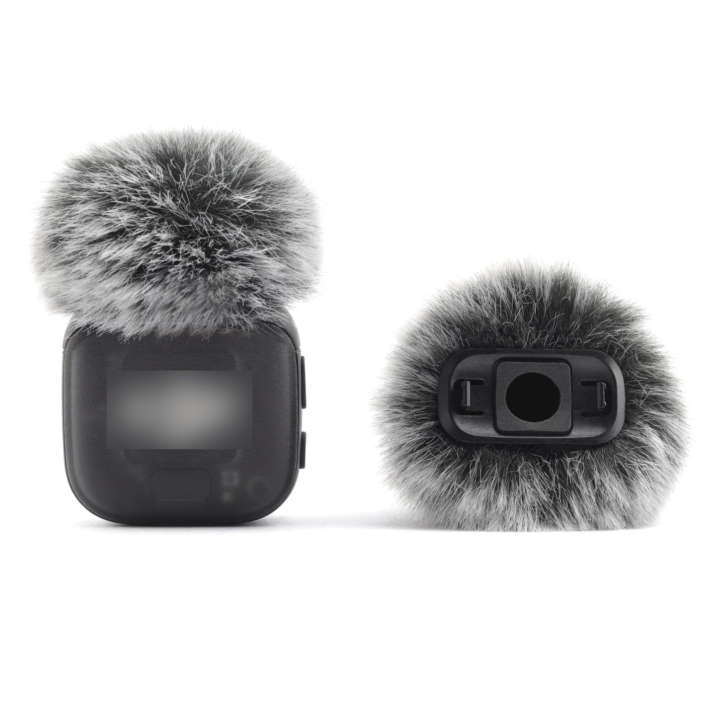 LEFXMOPHY Windscreen for DJI Mic 3 Wireless Microphone 2025, Grey Furry Wind Muff Pop Filter (Not for Dji Mic 1, 2 and Mini), 2-Pack