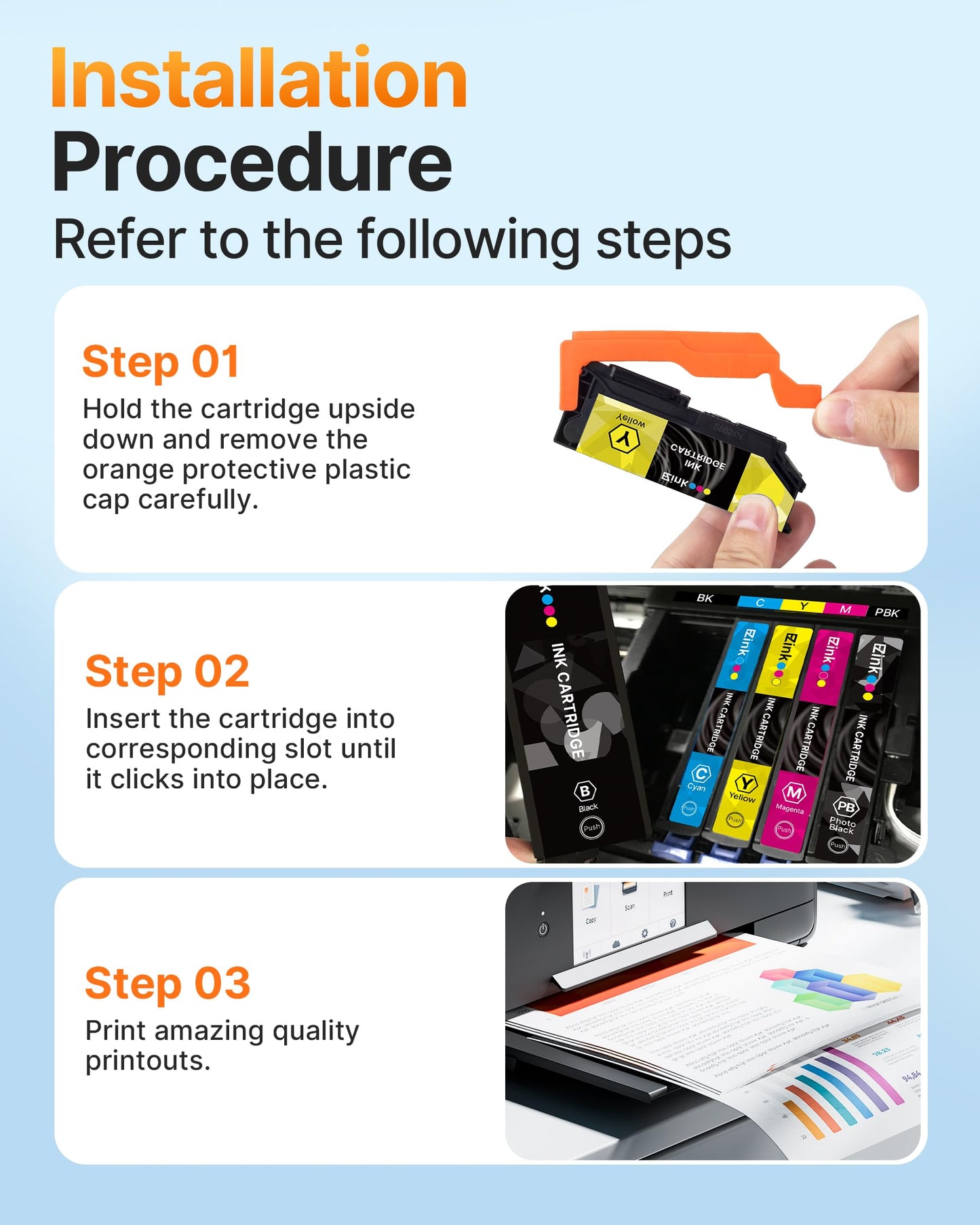E-Z Ink Remanufactured Replacement for 410XL Ink cartridges, 2 Black