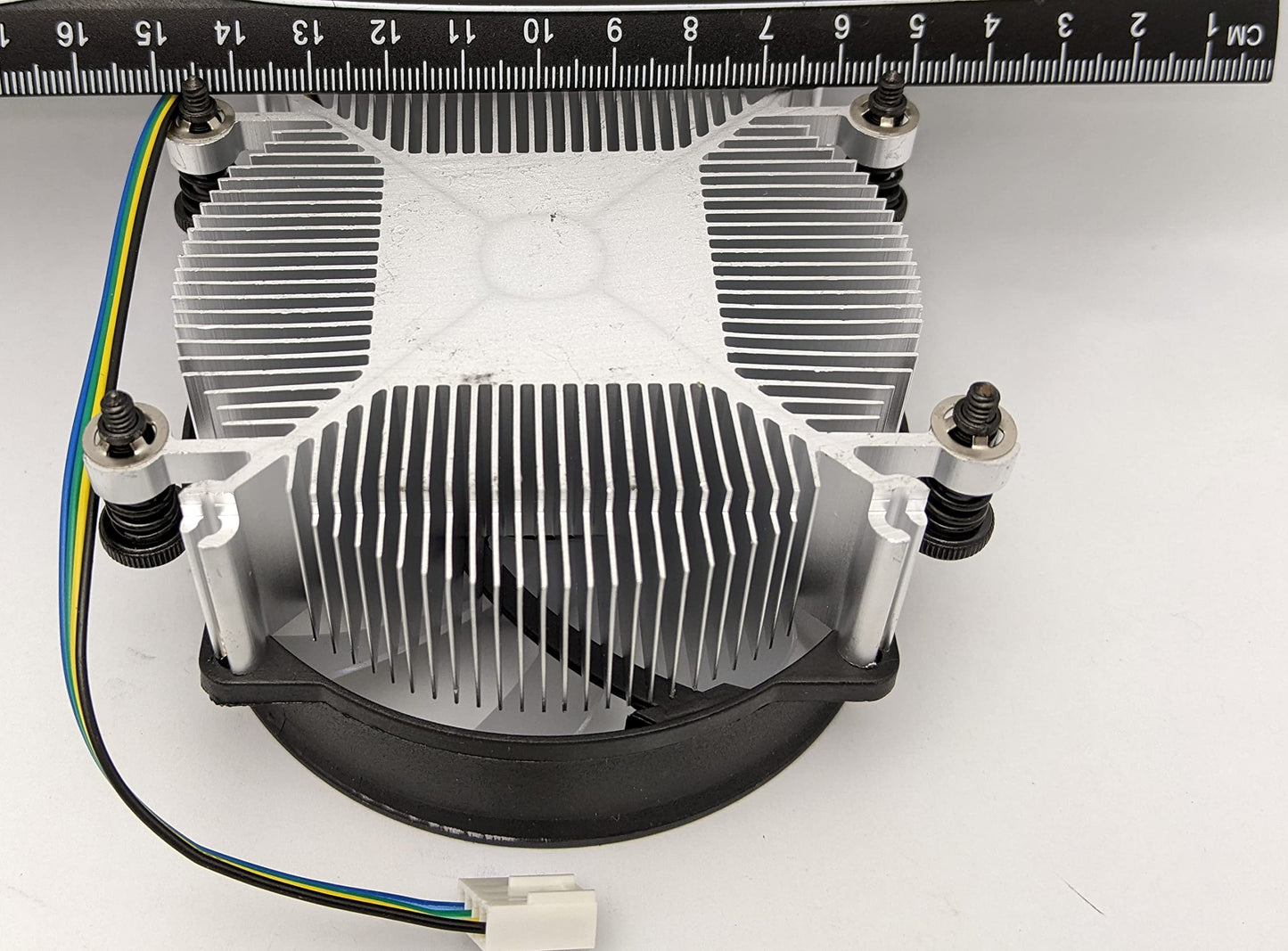 HIGH POWER BlueAM4 Blue LED Light CPU Air Cooler with Aluminum Heatsink & 95mm PWM Cooling Fan for AMD Ryzen 5,7,9 Processor/Socket AM4 / AM5 PC