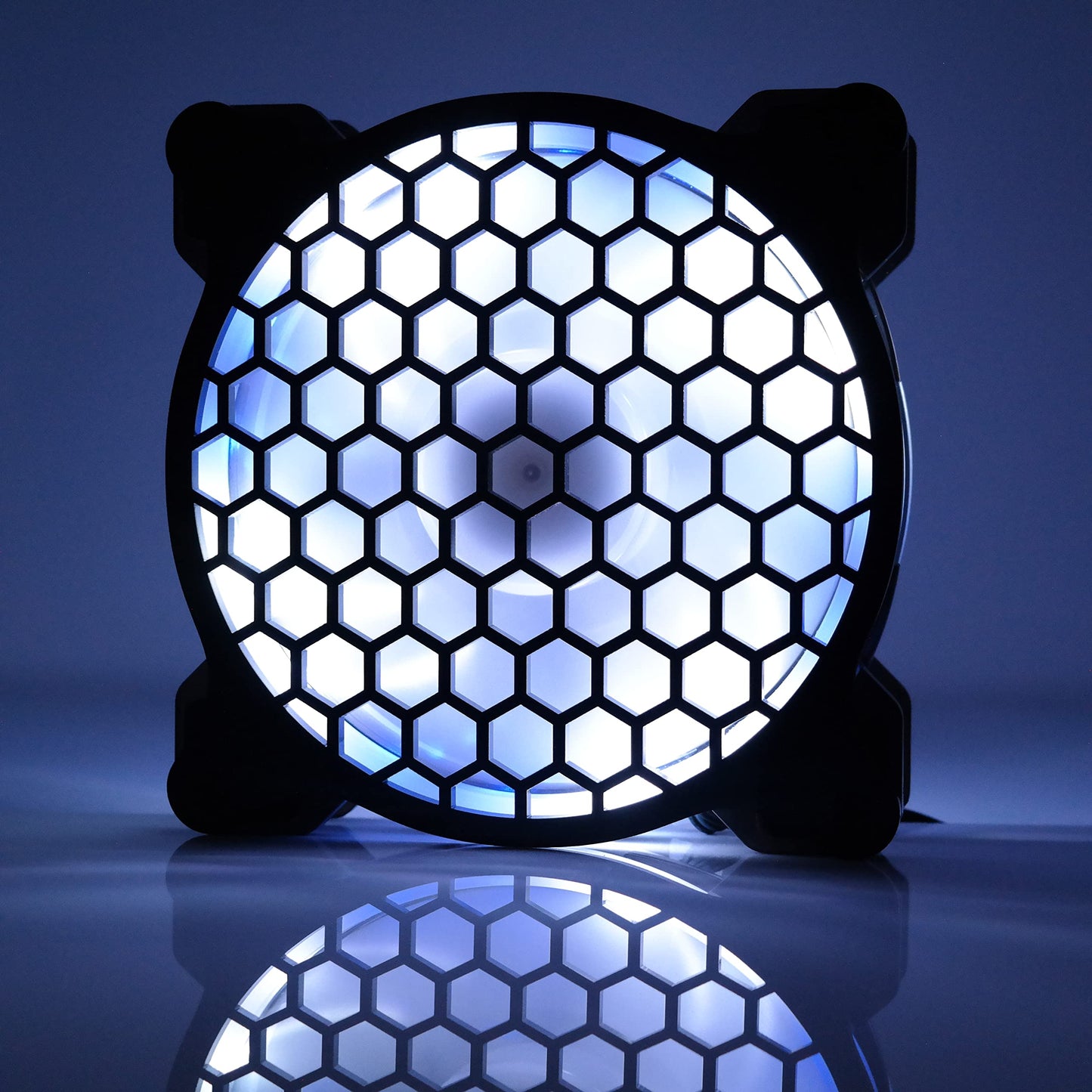 Inspired Laser Design 120mm Honeycomb Computer Fan Grill - 120mm x 120mm x 3mm Acrylic - Desktop, Server Compatible