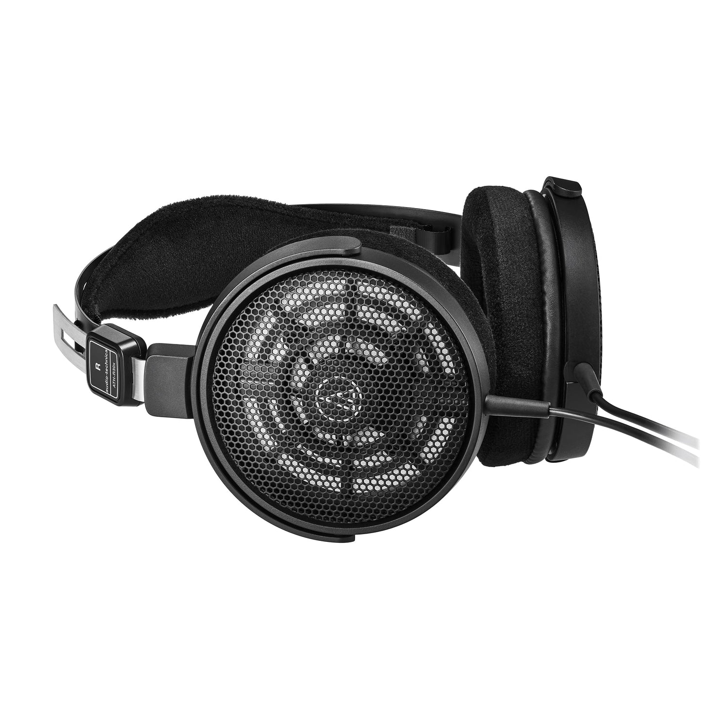 Audio-Technica ATH-R30x Professional Open-Back Reference Headphones - Black Bundle with Case, Stand, and Austin Bazaar Polishing Cloth