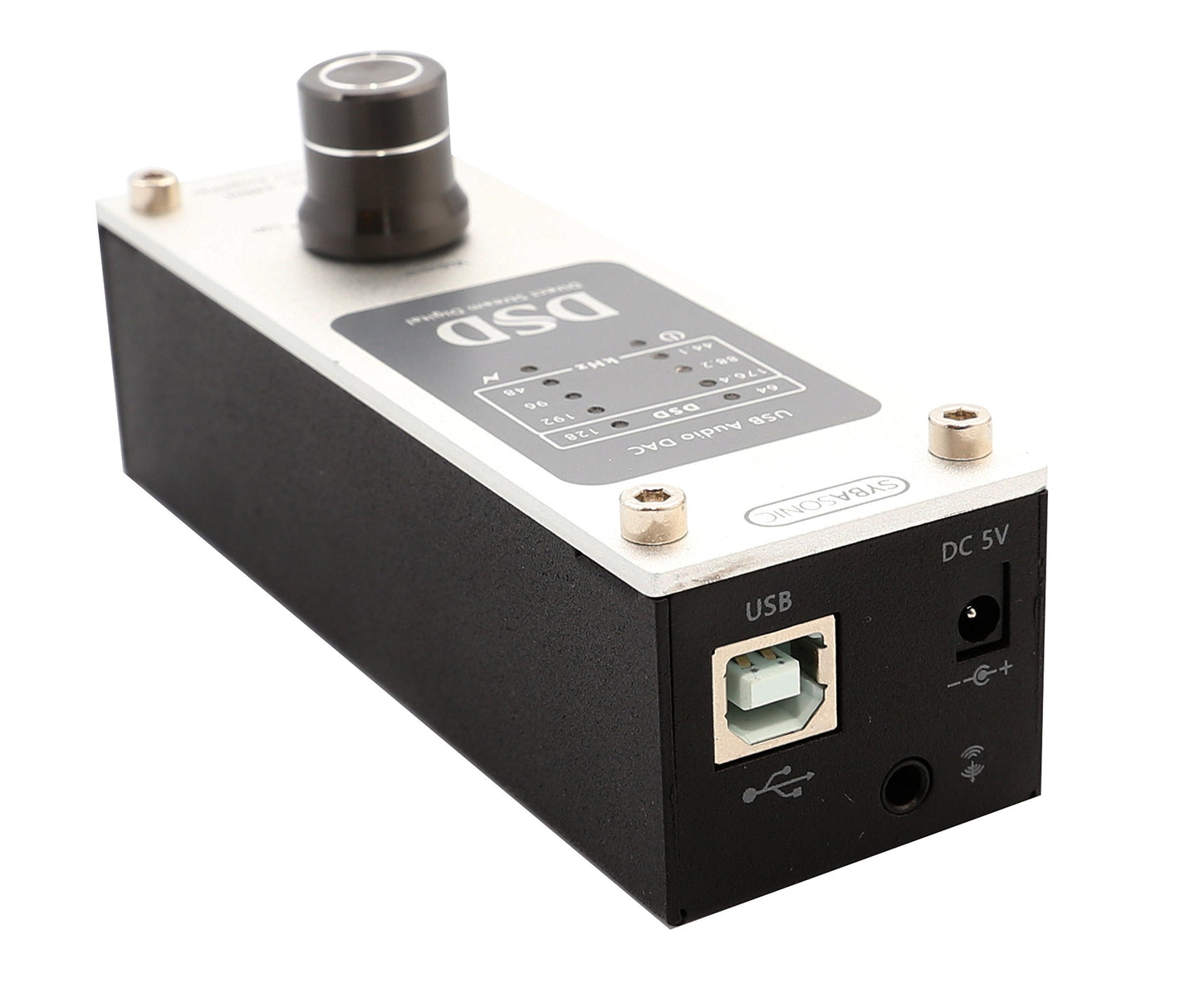Portable USB DSD 192 KHz / 24bit DAC and Headphone Amplifier - DSD64 DSD128. Use with Smartphones/Digital Audio Players/Tablets/Laptops SD-DAC63057