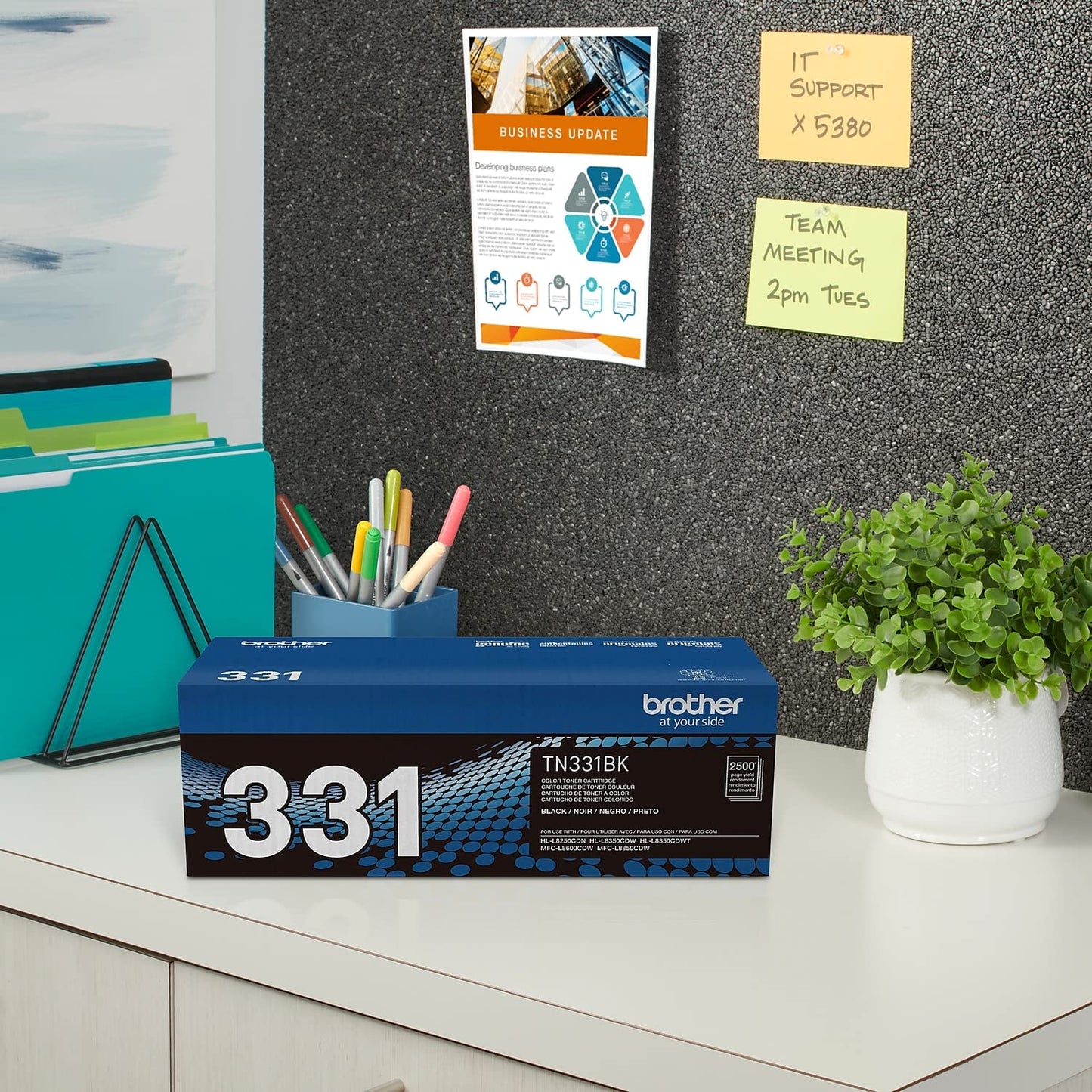 Brother Printer TN331BK Toner Cartridge Black
