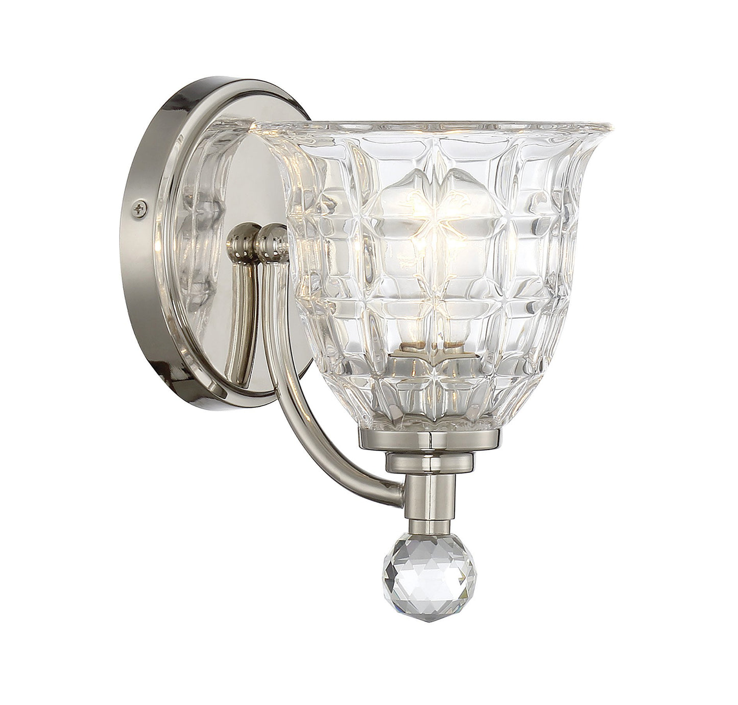 Savoy House 9-880-1-109 Birone Wall Sconce in Polished Nickel