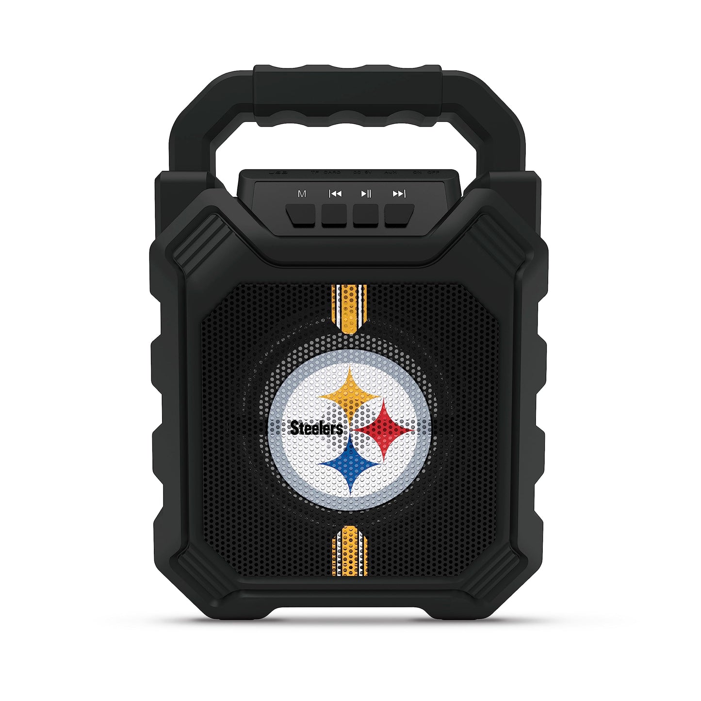 SOAR NFL XL ShockBox Wireless Bluetooth Speaker, Pittsburgh Steelers